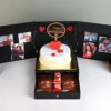 Elegant Vanilla Anniversary Box with a surprise treat, perfect for gifting on special occasions