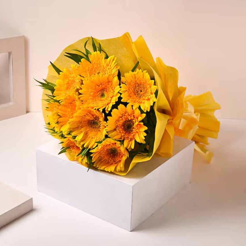 Butterscotch Elegance With Yellow Blooms 1