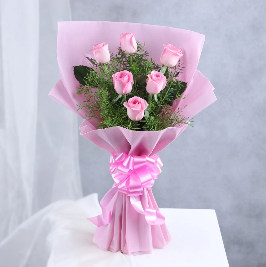 Ethereal Petals And Cake Combo 1