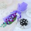 Blue Orchids Truffle Combo featuring exotic blue orchids and a decadent chocolate truffle cake, perfect for special celebrations and heartfelt gifting.