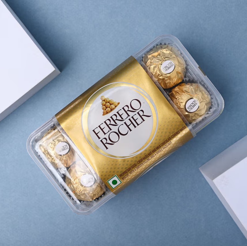 Pink Roses And Ferrero Rocher Combo 1